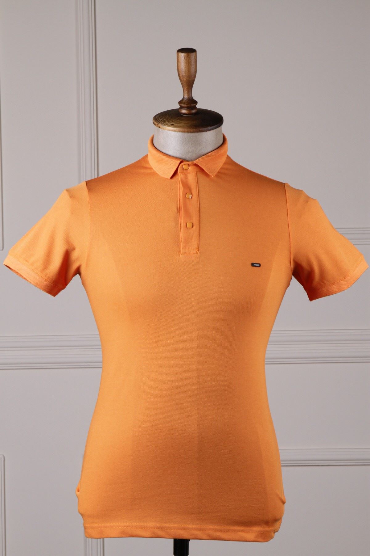 Erkek Polo Yaka T-Shirt - Oranj