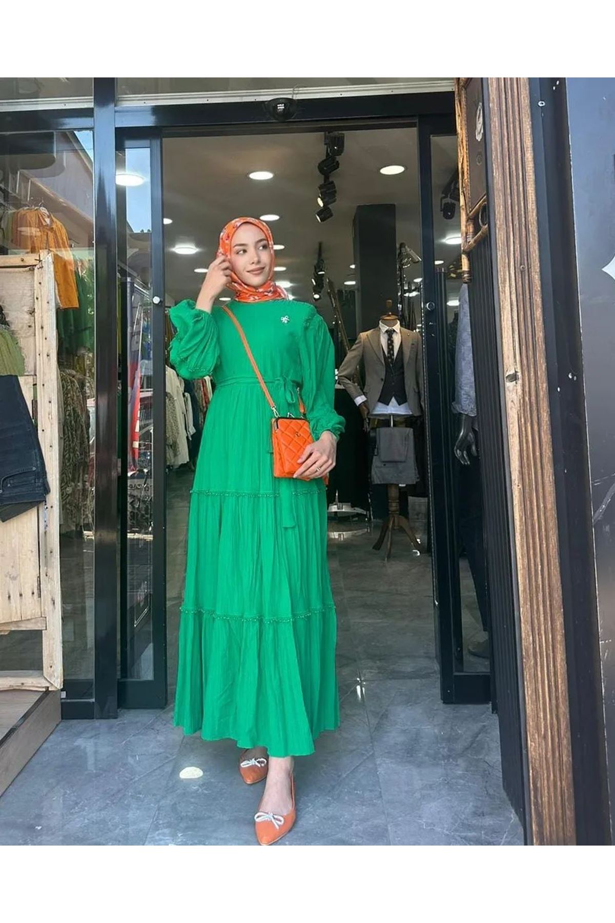  Behril Elbise-Yeşil