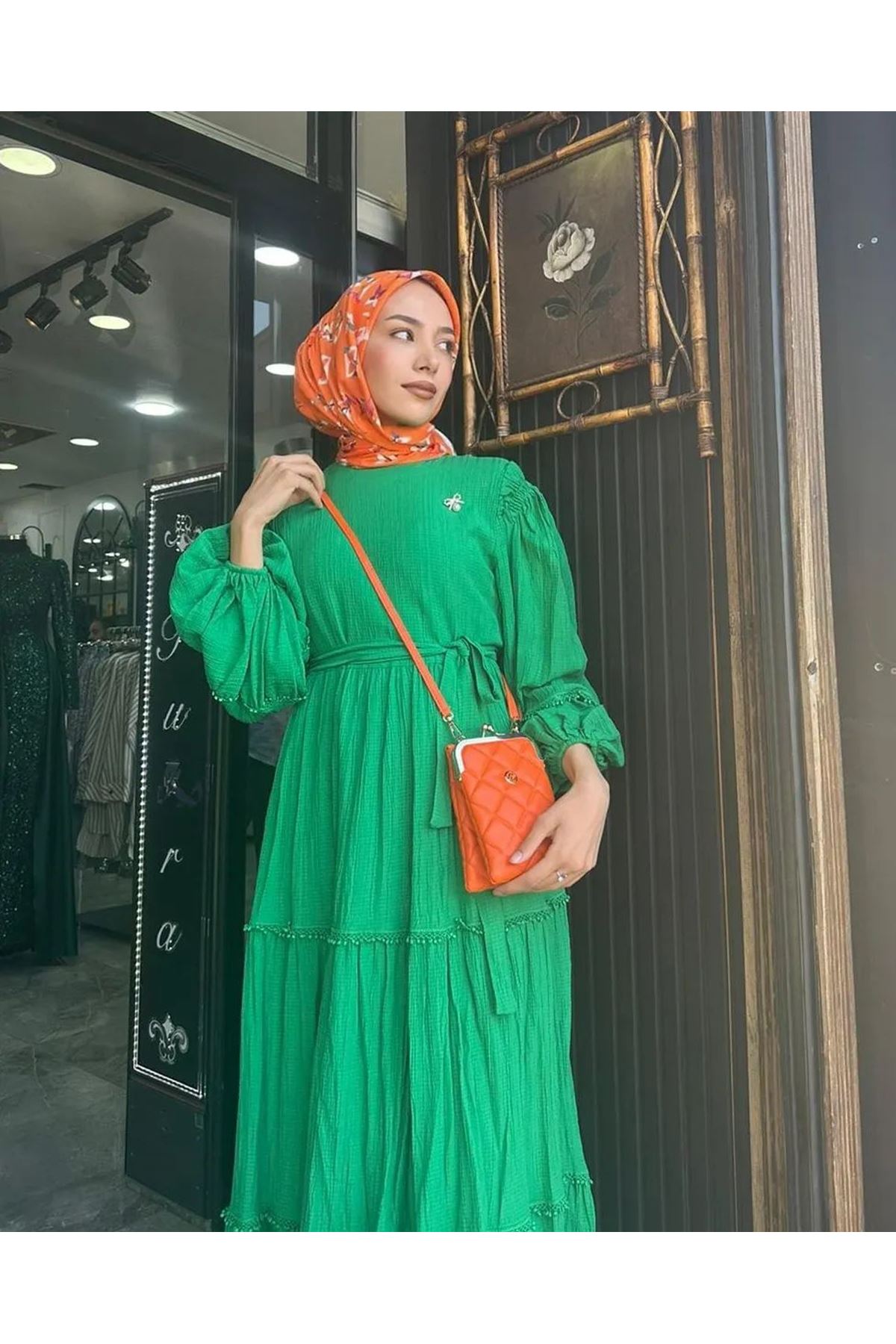  Behril Elbise-Yeşil