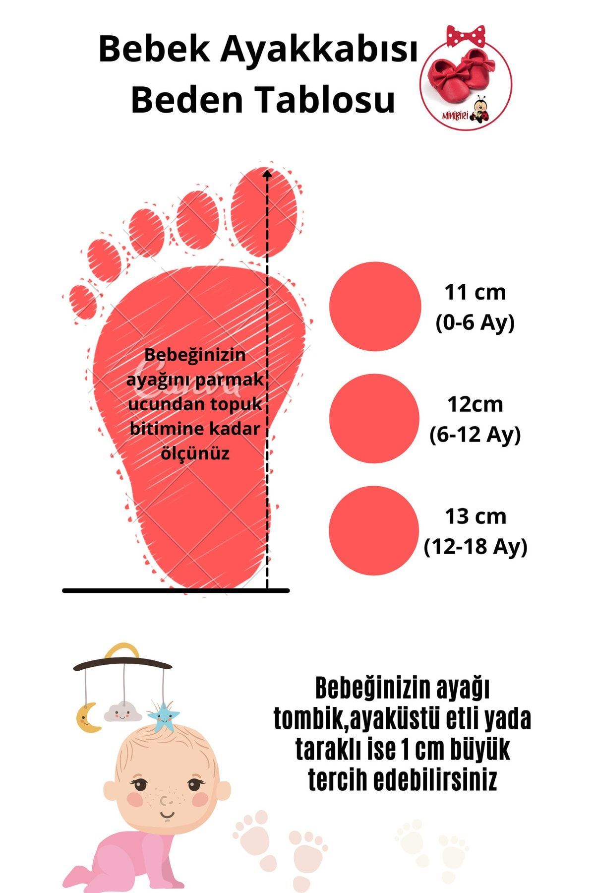 Baby Tuğra El Yapımı Bağcıklı Makosen Patik Bebek Ayakkabı - Kahve