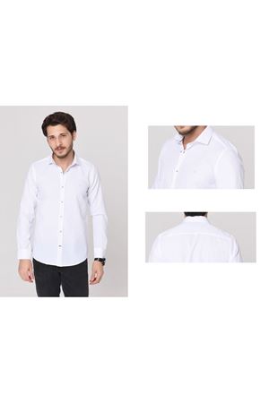Erkek Klasik Gömlek-beyaz