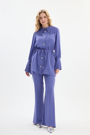 CARLA PİLİSE DETAYLI KREP TAKIM - MORİCET