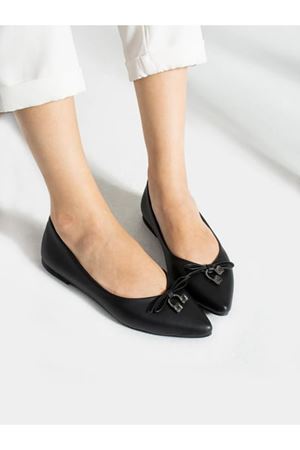 JİLL  Taş Fiyonk Kadın Babet-siyah