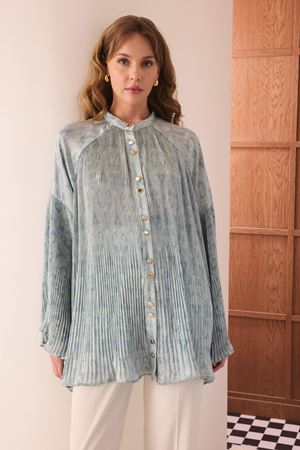 Margela Desenli Dik Piliseli Gömlek - Bebemavi