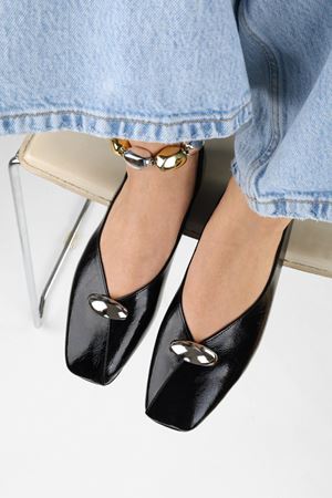 Kadın Melia Siyah Cilt Toka Detaylı Babet-siyah