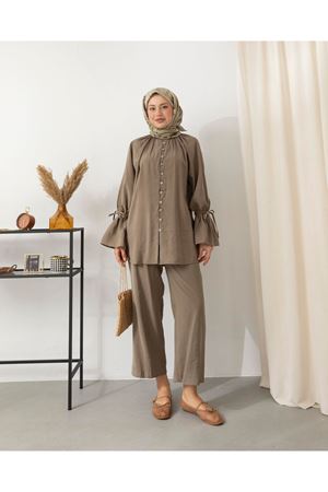 Kol Bağcıklı Takım-Haki