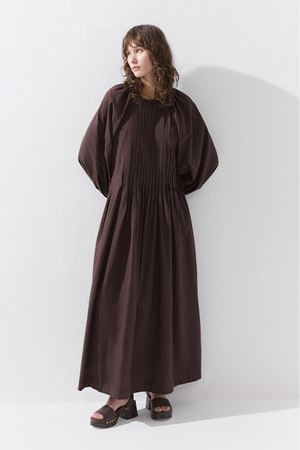 Nervürlü Pamuk Vual Butter -Kahve