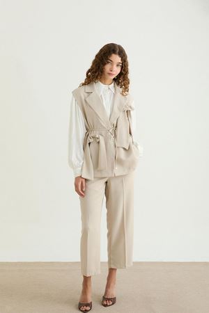 Darius Fiyonklu Yelek Takım - Taş