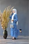 KADIN TUĞRA 1350 DESENLİ ŞİFON ELBİSE
