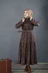 KADIN 4039 ÇİÇEK DESENLİ MEVSİMLİK ELBİSE