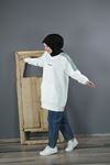 KADIN 6532 OMUZ FERMUARLI SWEAT