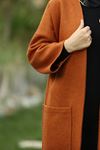 KADIN TORBA CEPLİ RAHAT KESİM KAŞE KAP - TABA