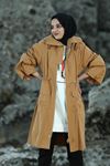 GENİŞ KOL İÇİ PELUŞLU BAYAN PARKA