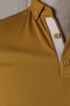 Erkek Polo Yaka T-Shirt - Hardal