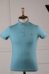 Erkek Polo Yaka T-Shirt - Nefti Yeşili