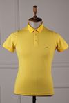 Erkek Polo Yaka T-Shirt - Sarı
