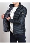 Termal Kaplama Spor  Şişme Mont Pertrol Yeşili