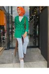 Kravuze Blazer Ceket-Yeşil