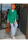  Kravuze Blazer Ceket-Yeşil