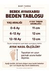 Baby Tuğra el yapımı Bağcıklı Makosen Patik Bebek Ayakkabı - Beyaz
